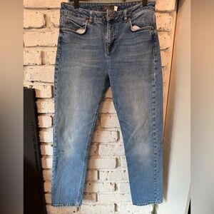 Mint Velvet Stylish Blue Straight Leg Women's Jeans